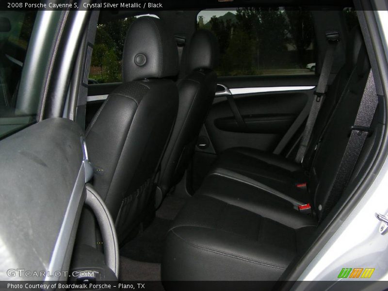 Crystal Silver Metallic / Black 2008 Porsche Cayenne S