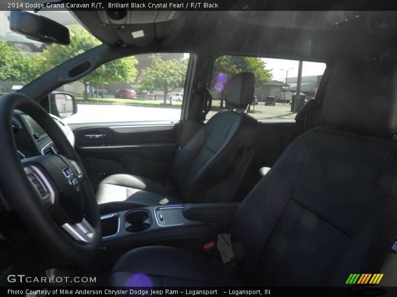 Brilliant Black Crystal Pearl / R/T Black 2014 Dodge Grand Caravan R/T