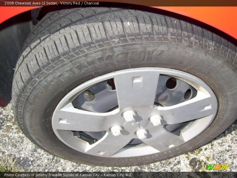 Victory Red / Charcoal 2008 Chevrolet Aveo LS Sedan