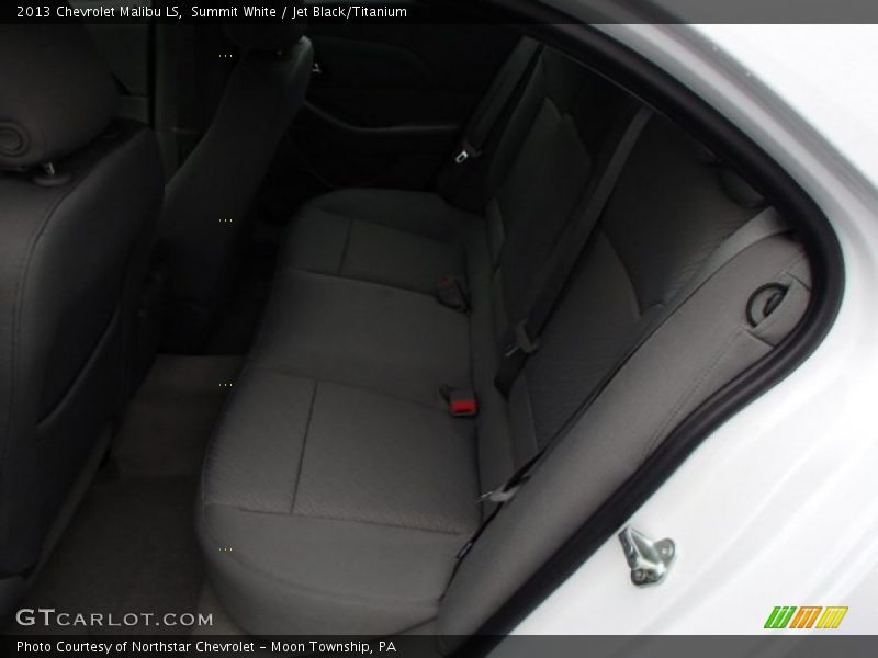 Summit White / Jet Black/Titanium 2013 Chevrolet Malibu LS