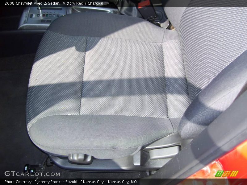 Victory Red / Charcoal 2008 Chevrolet Aveo LS Sedan
