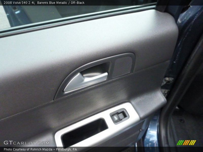 Barents Blue Metallic / Off-Black 2008 Volvo S40 2.4i