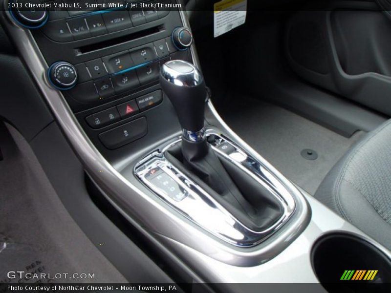 Summit White / Jet Black/Titanium 2013 Chevrolet Malibu LS