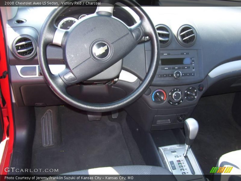 Victory Red / Charcoal 2008 Chevrolet Aveo LS Sedan