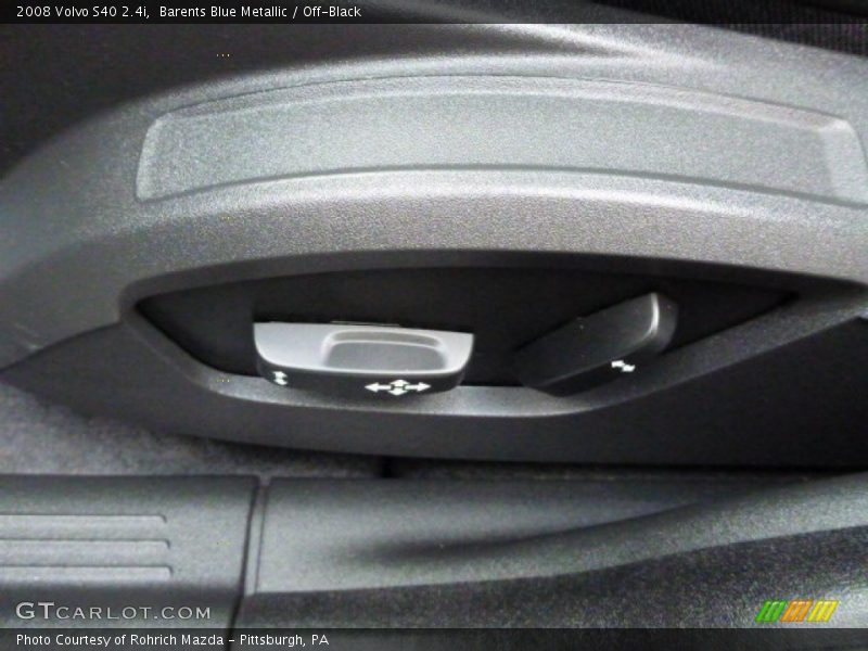 Barents Blue Metallic / Off-Black 2008 Volvo S40 2.4i