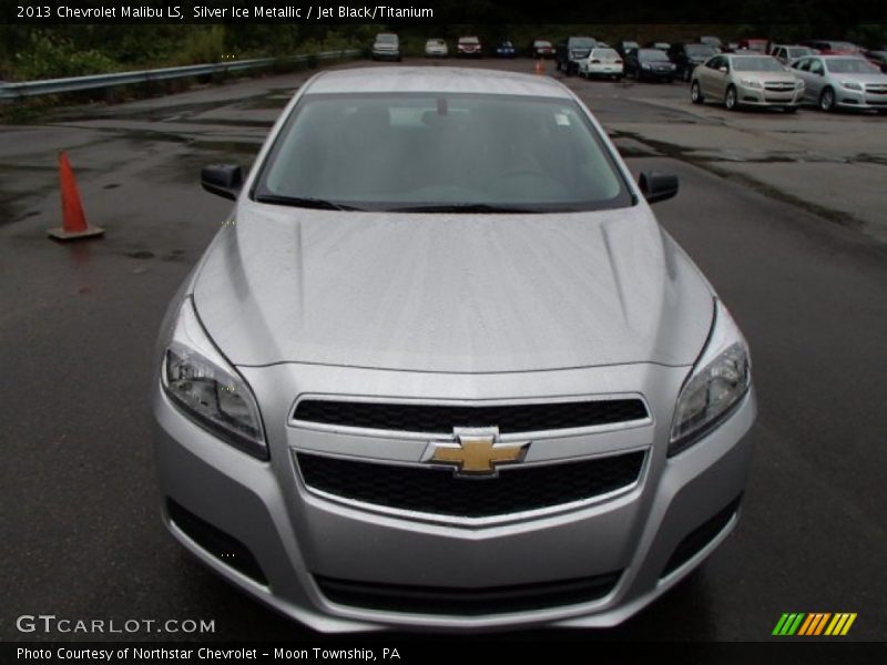 Silver Ice Metallic / Jet Black/Titanium 2013 Chevrolet Malibu LS