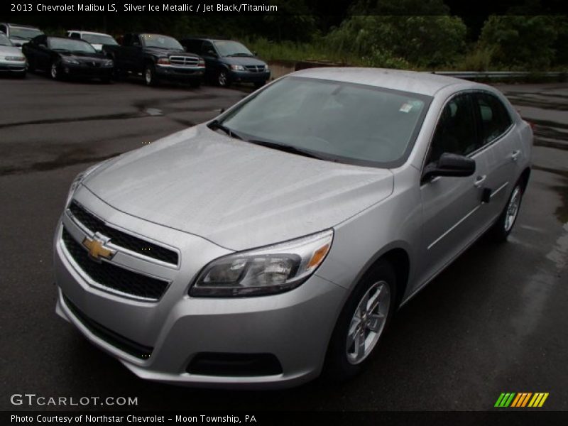 Silver Ice Metallic / Jet Black/Titanium 2013 Chevrolet Malibu LS