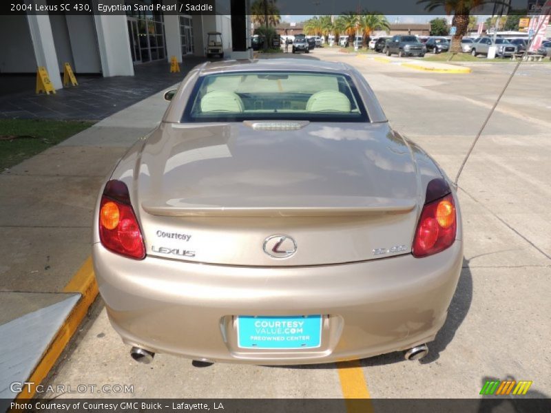 Egyptian Sand Pearl / Saddle 2004 Lexus SC 430