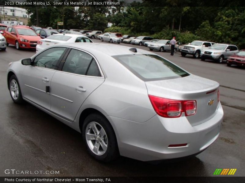 Silver Ice Metallic / Jet Black/Titanium 2013 Chevrolet Malibu LS