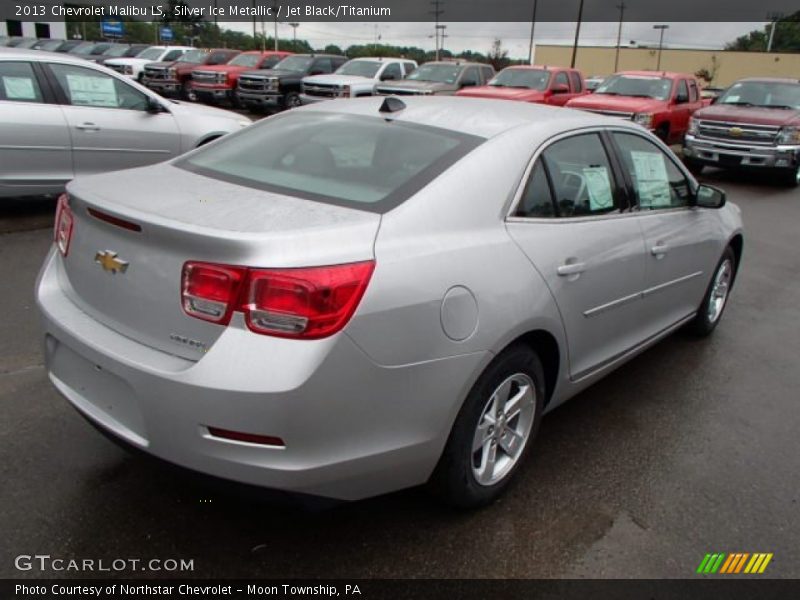 Silver Ice Metallic / Jet Black/Titanium 2013 Chevrolet Malibu LS