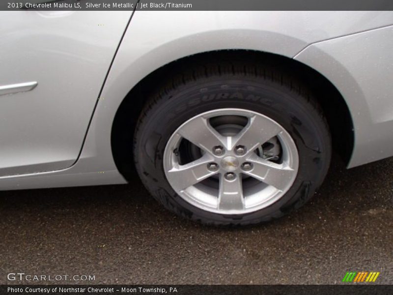 Silver Ice Metallic / Jet Black/Titanium 2013 Chevrolet Malibu LS