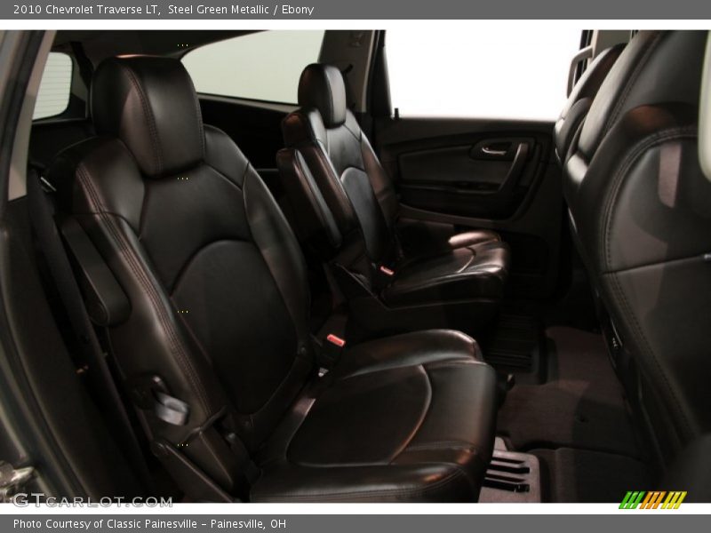 Steel Green Metallic / Ebony 2010 Chevrolet Traverse LT