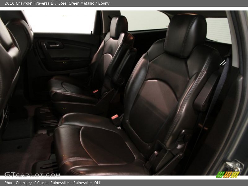 Steel Green Metallic / Ebony 2010 Chevrolet Traverse LT
