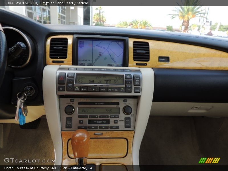 Egyptian Sand Pearl / Saddle 2004 Lexus SC 430