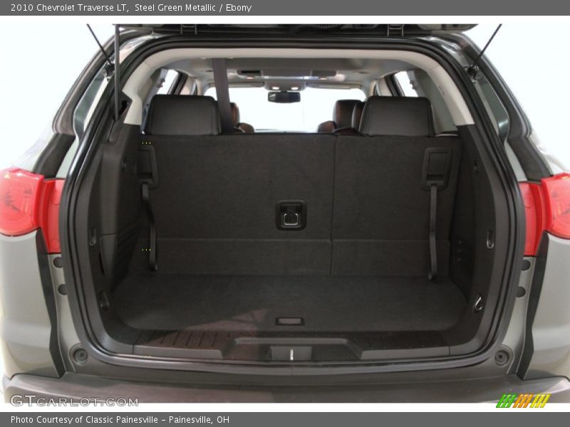 Steel Green Metallic / Ebony 2010 Chevrolet Traverse LT