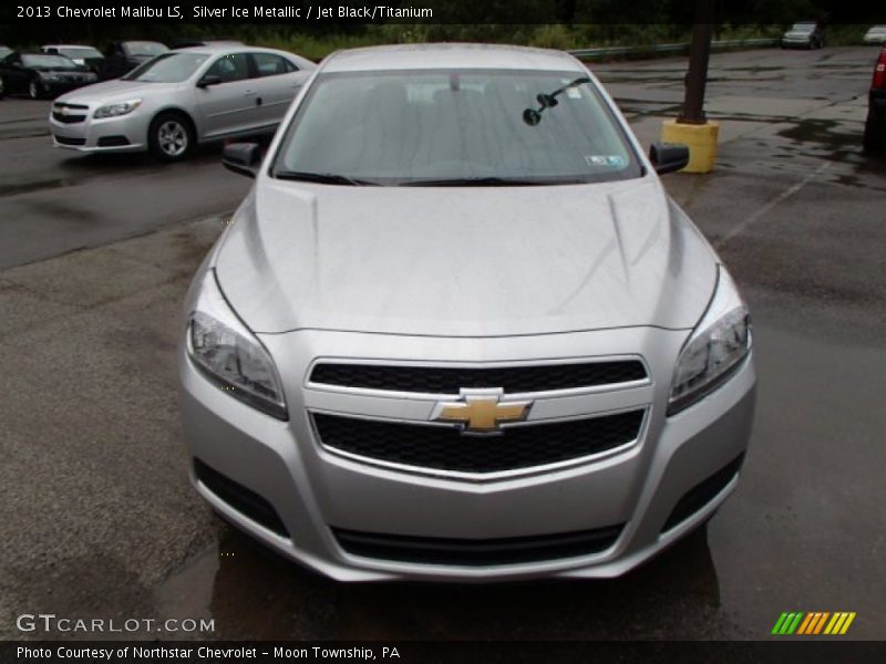 Silver Ice Metallic / Jet Black/Titanium 2013 Chevrolet Malibu LS