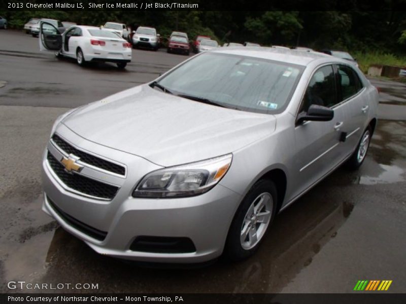 Silver Ice Metallic / Jet Black/Titanium 2013 Chevrolet Malibu LS