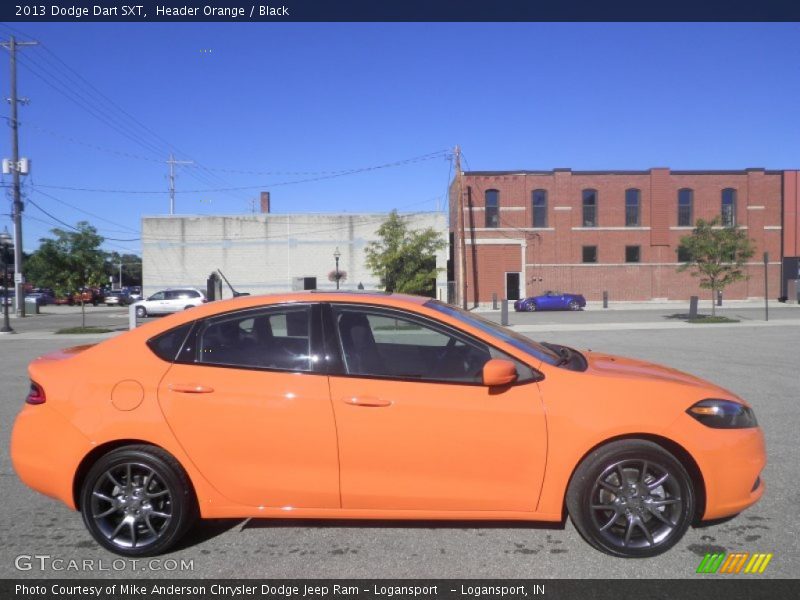  2013 Dart SXT Header Orange