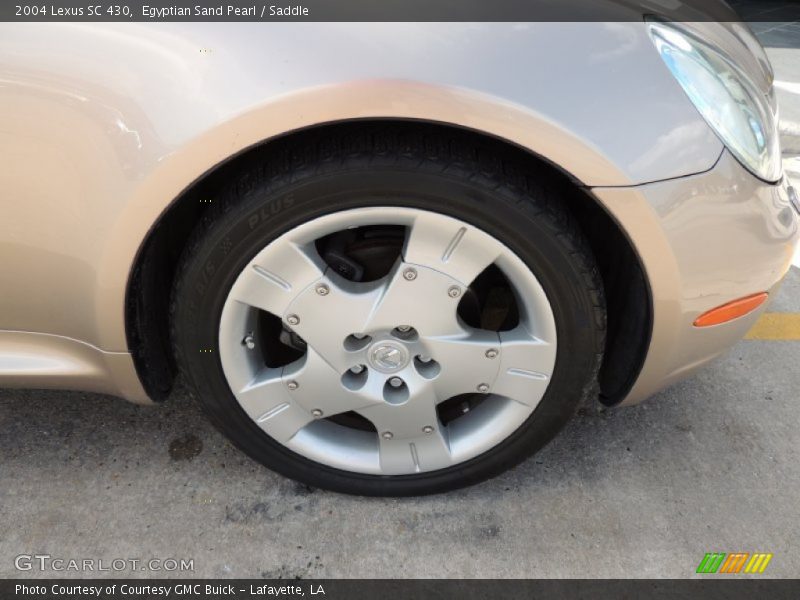 Egyptian Sand Pearl / Saddle 2004 Lexus SC 430