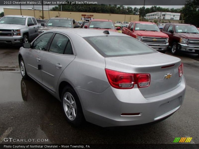 Silver Ice Metallic / Jet Black/Titanium 2013 Chevrolet Malibu LS