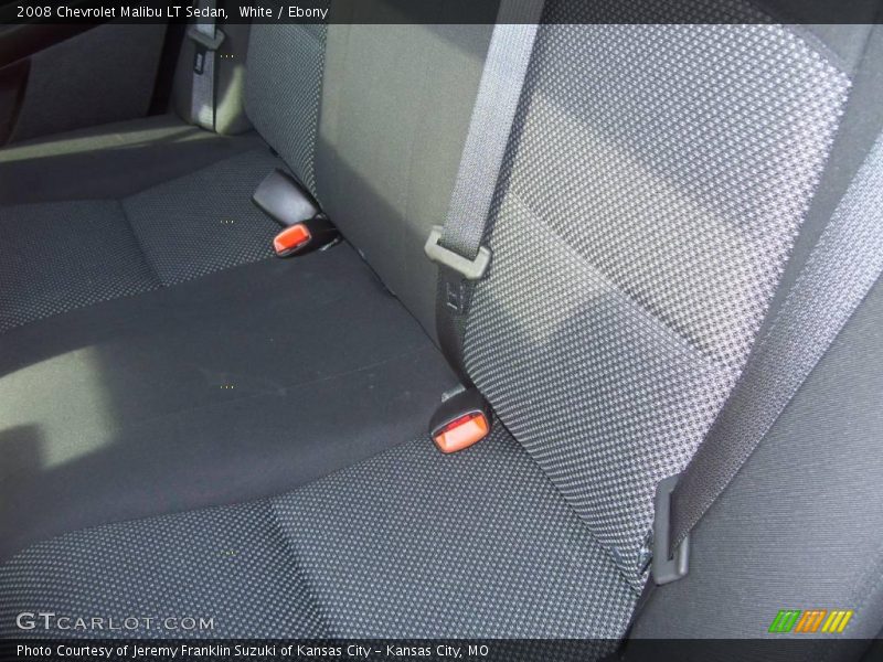White / Ebony 2008 Chevrolet Malibu LT Sedan