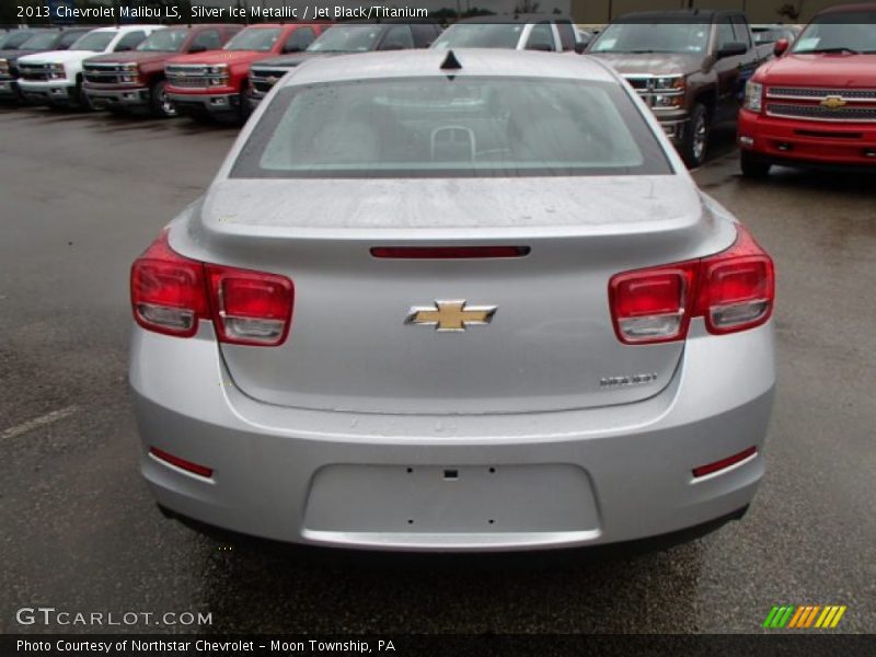 Silver Ice Metallic / Jet Black/Titanium 2013 Chevrolet Malibu LS