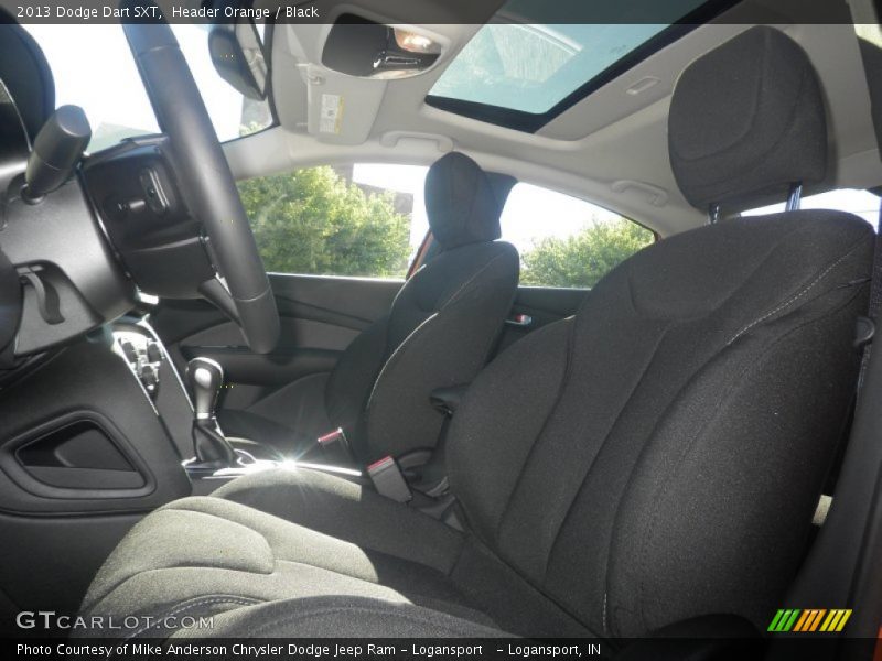 Header Orange / Black 2013 Dodge Dart SXT