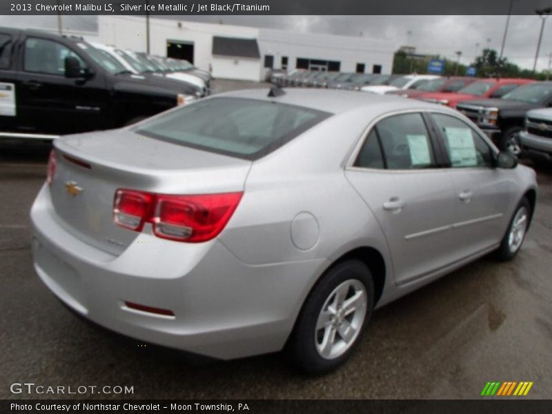 Silver Ice Metallic / Jet Black/Titanium 2013 Chevrolet Malibu LS