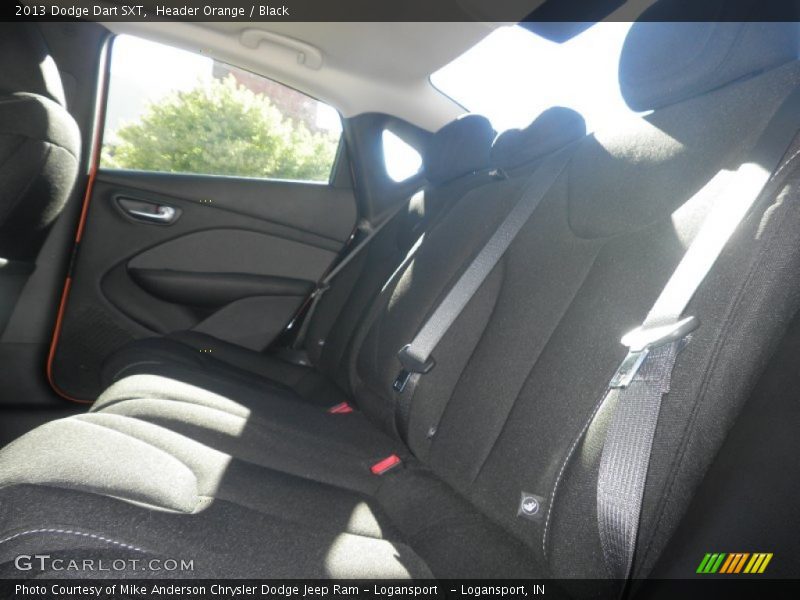 Header Orange / Black 2013 Dodge Dart SXT