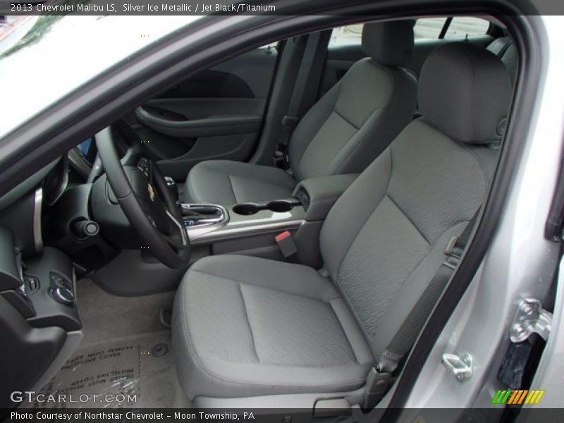 Silver Ice Metallic / Jet Black/Titanium 2013 Chevrolet Malibu LS