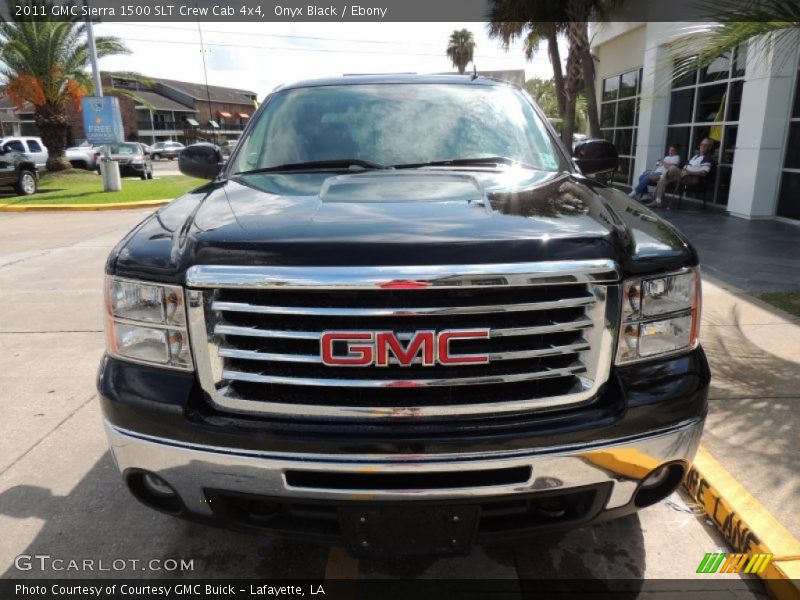 Onyx Black / Ebony 2011 GMC Sierra 1500 SLT Crew Cab 4x4