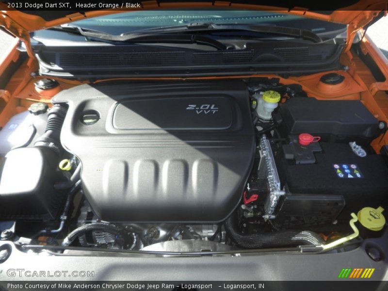 Header Orange / Black 2013 Dodge Dart SXT