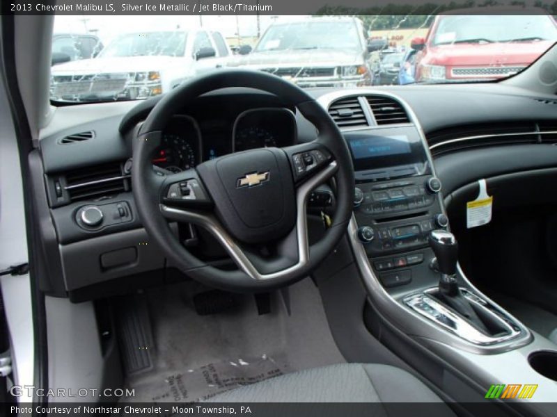 Silver Ice Metallic / Jet Black/Titanium 2013 Chevrolet Malibu LS