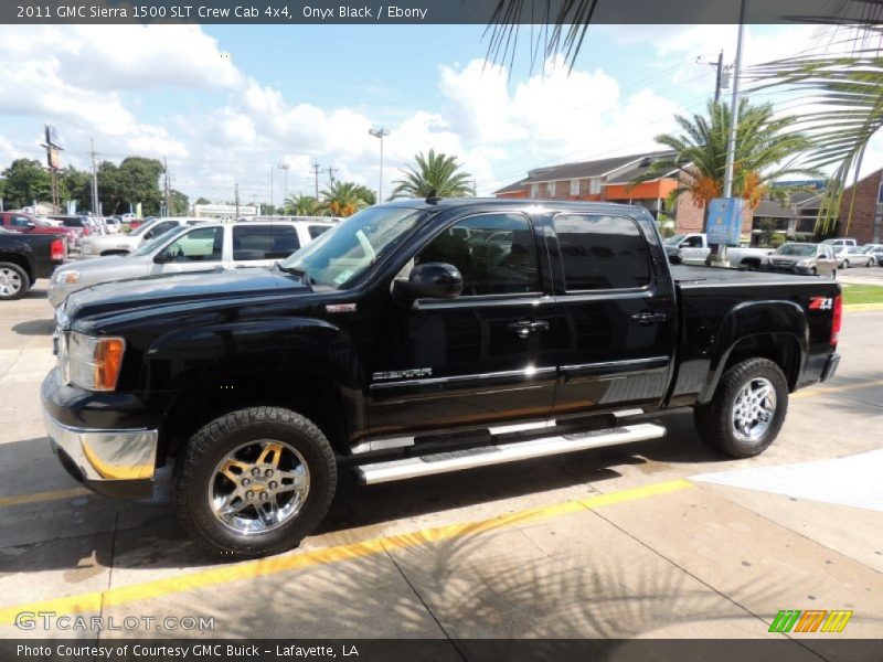Onyx Black / Ebony 2011 GMC Sierra 1500 SLT Crew Cab 4x4