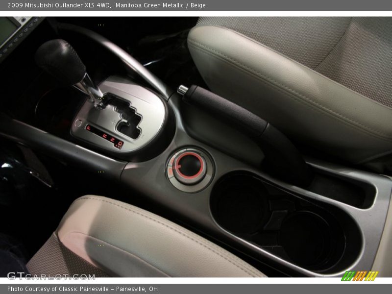 Manitoba Green Metallic / Beige 2009 Mitsubishi Outlander XLS 4WD
