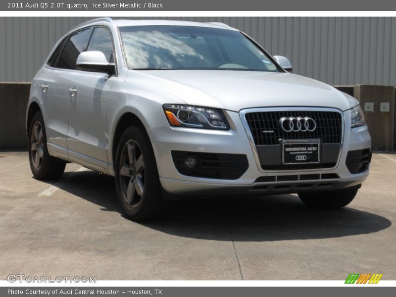 Ice Silver Metallic / Black 2011 Audi Q5 2.0T quattro