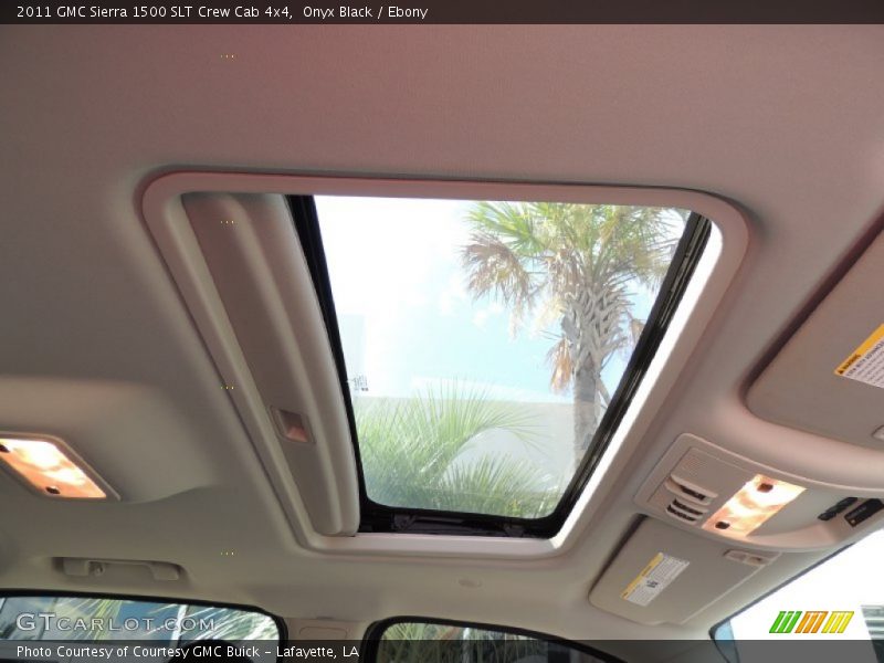 Onyx Black / Ebony 2011 GMC Sierra 1500 SLT Crew Cab 4x4