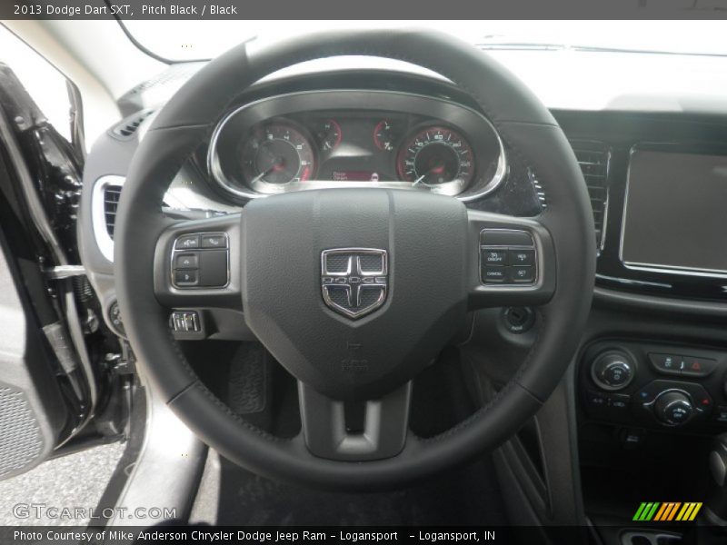 Pitch Black / Black 2013 Dodge Dart SXT