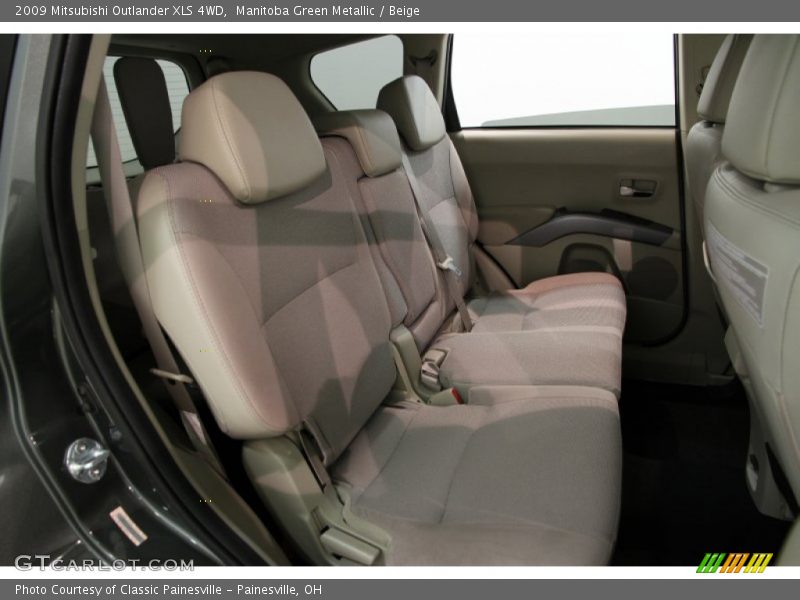 Manitoba Green Metallic / Beige 2009 Mitsubishi Outlander XLS 4WD