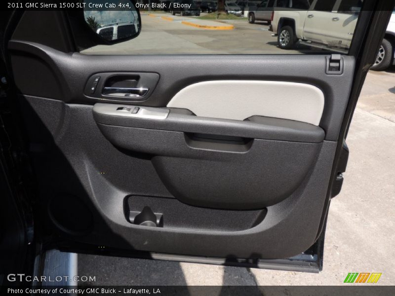 Onyx Black / Ebony 2011 GMC Sierra 1500 SLT Crew Cab 4x4