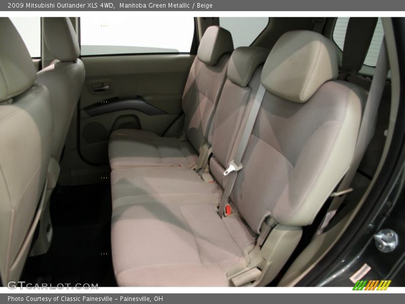 Manitoba Green Metallic / Beige 2009 Mitsubishi Outlander XLS 4WD