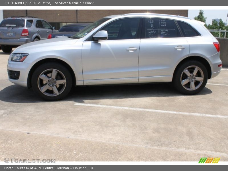 Ice Silver Metallic / Black 2011 Audi Q5 2.0T quattro