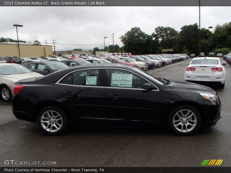 Black Granite Metallic / Jet Black 2013 Chevrolet Malibu LT