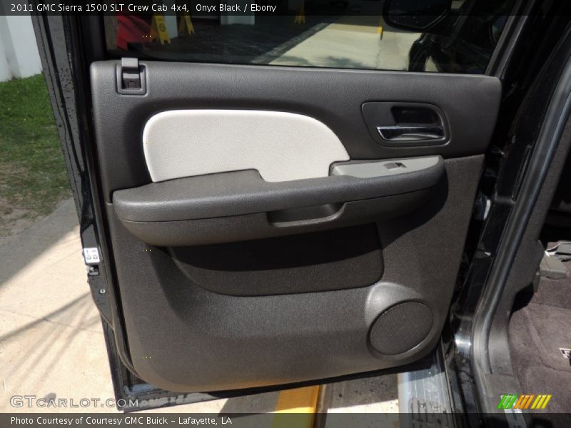 Onyx Black / Ebony 2011 GMC Sierra 1500 SLT Crew Cab 4x4