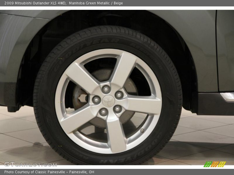 Manitoba Green Metallic / Beige 2009 Mitsubishi Outlander XLS 4WD