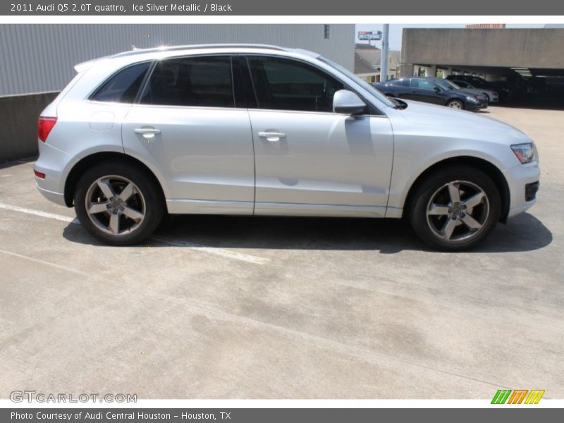 Ice Silver Metallic / Black 2011 Audi Q5 2.0T quattro