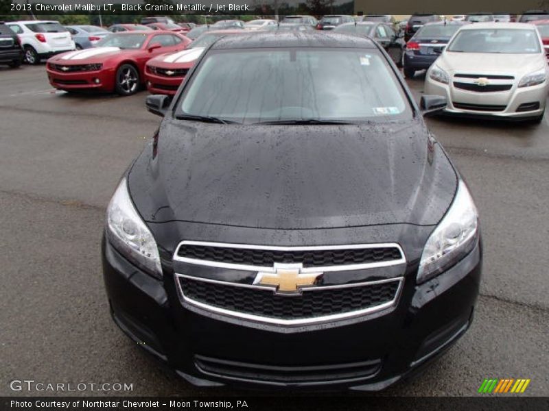 Black Granite Metallic / Jet Black 2013 Chevrolet Malibu LT