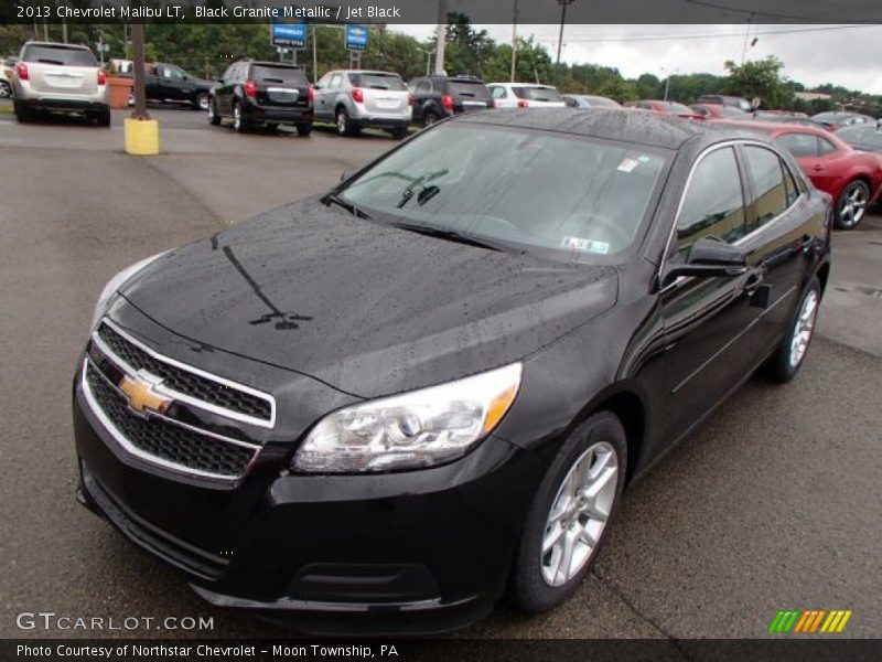 Black Granite Metallic / Jet Black 2013 Chevrolet Malibu LT