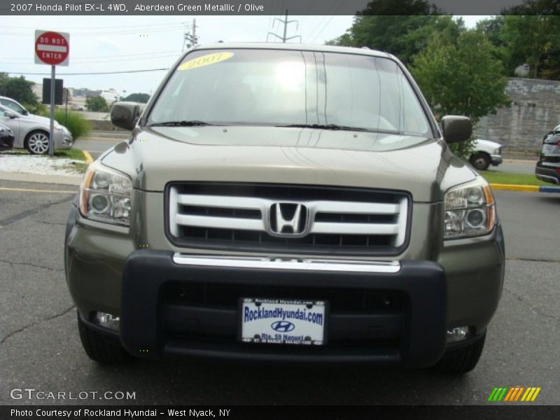 Aberdeen Green Metallic / Olive 2007 Honda Pilot EX-L 4WD