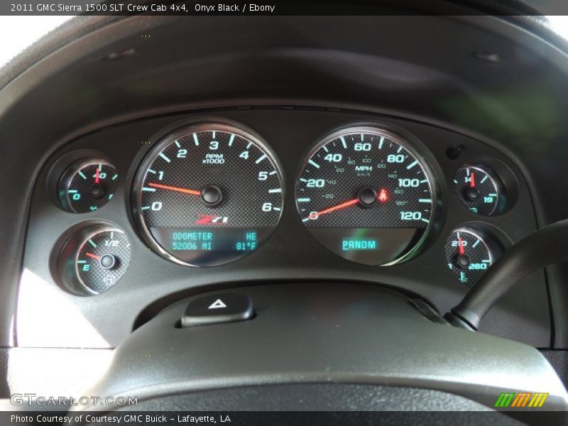 Onyx Black / Ebony 2011 GMC Sierra 1500 SLT Crew Cab 4x4